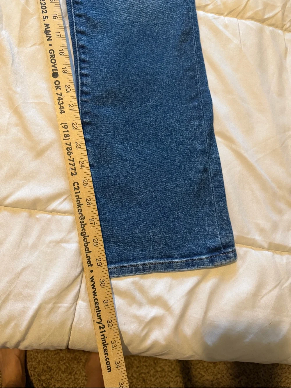 Express Women's Dark Blue Flare Jeans